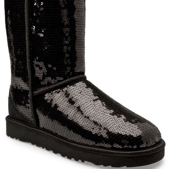 black sparkle uggs